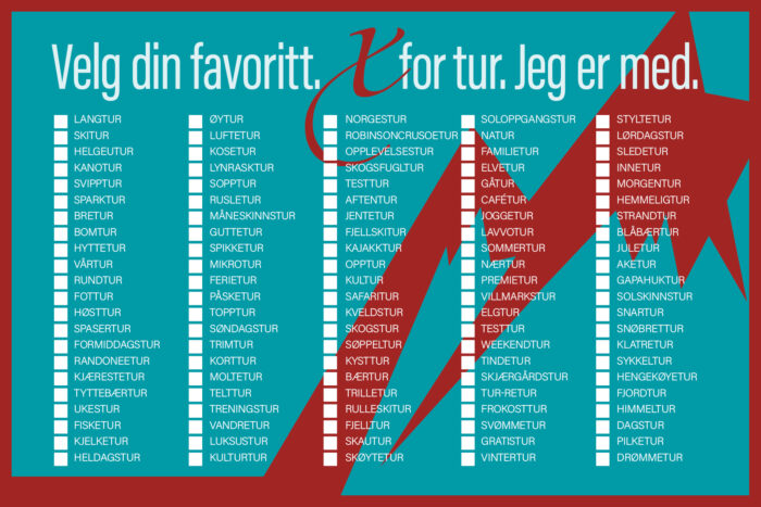 Velg fin turfavoritt, jeg er med.